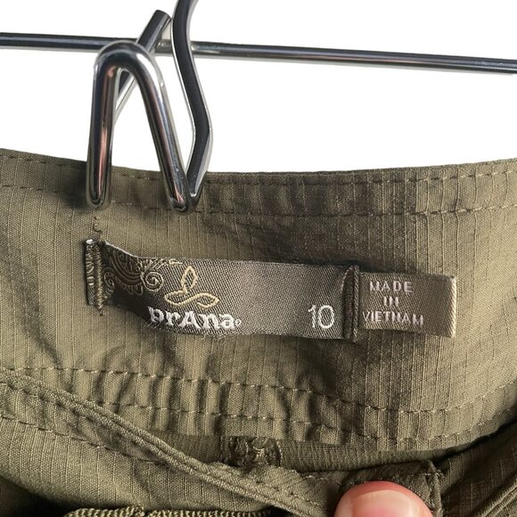 Prana Olive Green Jasmine Knicker Size 10 - Picture 6 of 7